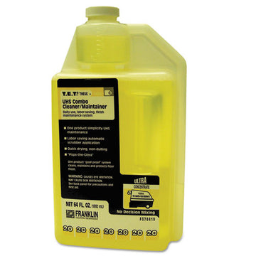 Franklin Cleaning Technology® T.e.t. #20 Uhs Combo Floor Cleaner-maintainer, Citrus Scent, 2 Qt Bottle, 2-carton freeshipping - TVN Wholesale